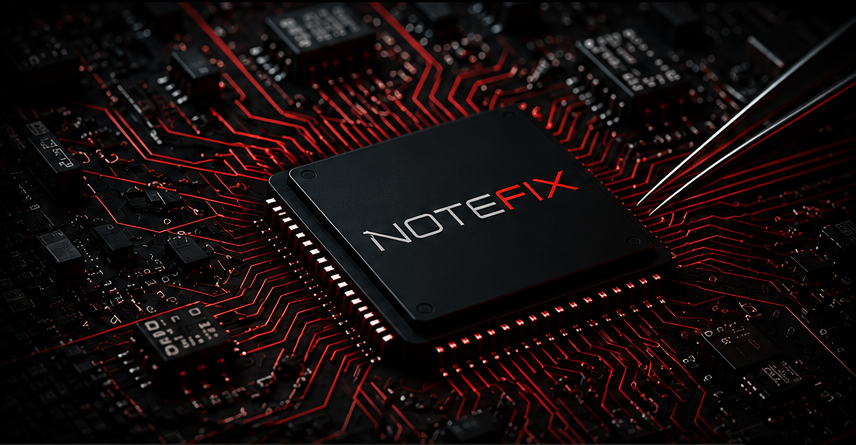 Reparo eletrônico avançado NoteFix